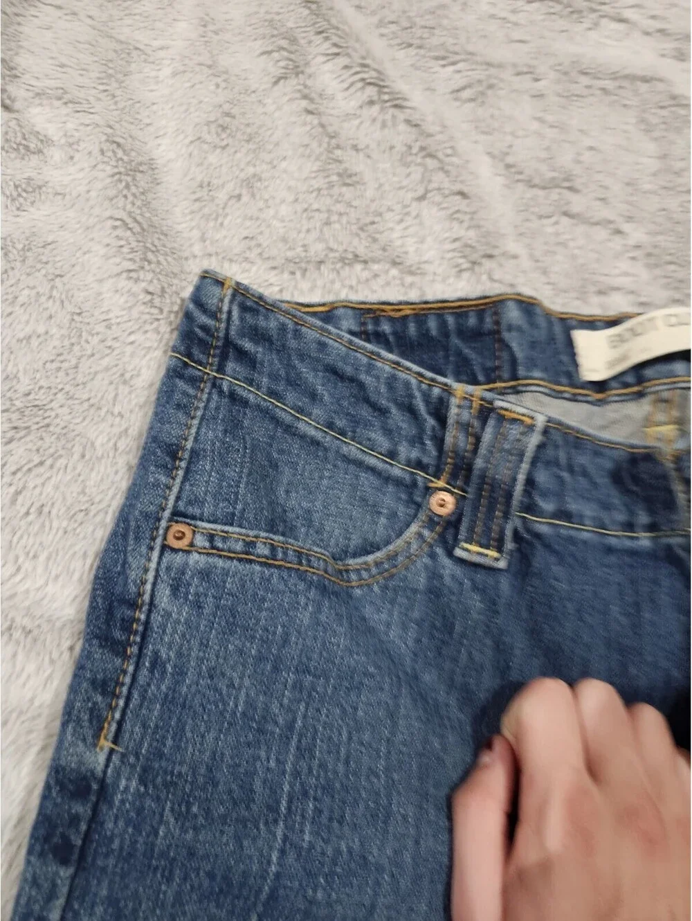 VTG Y2K womens LEVIS bootcut 525 Jeans Straight Blue Denim